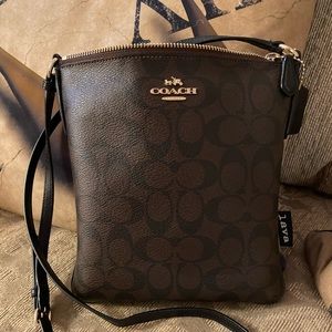 Coach signature crossbody bag